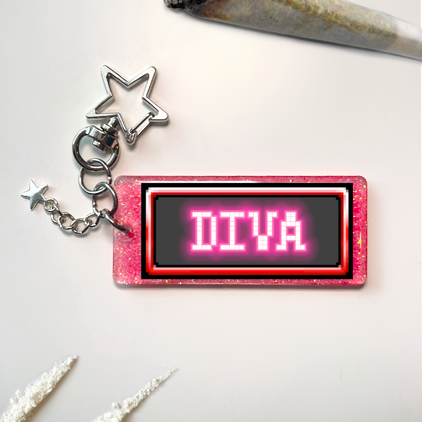 TEXT KEYCHAINS