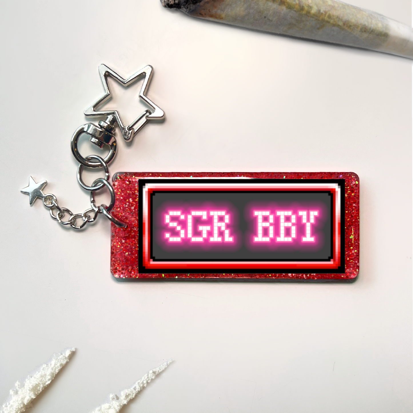 TEXT KEYCHAINS