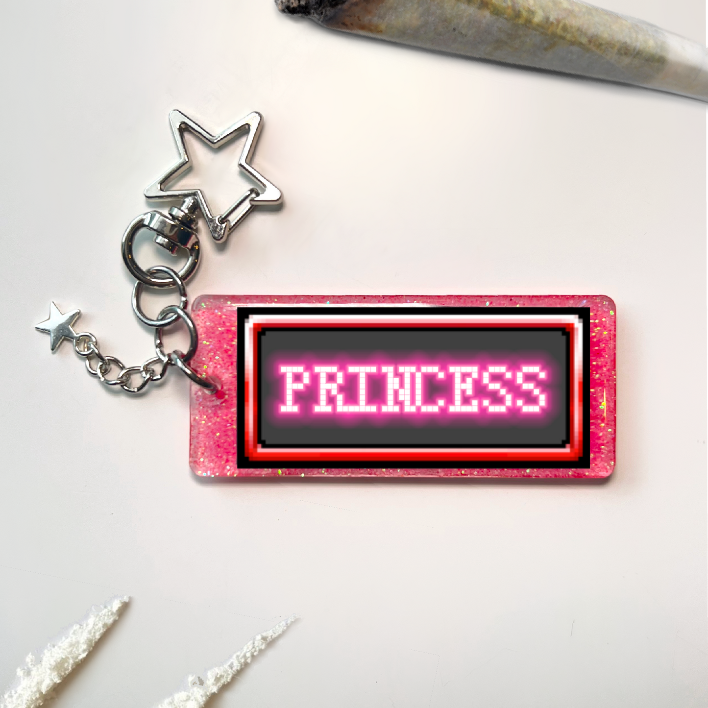 TEXT KEYCHAINS