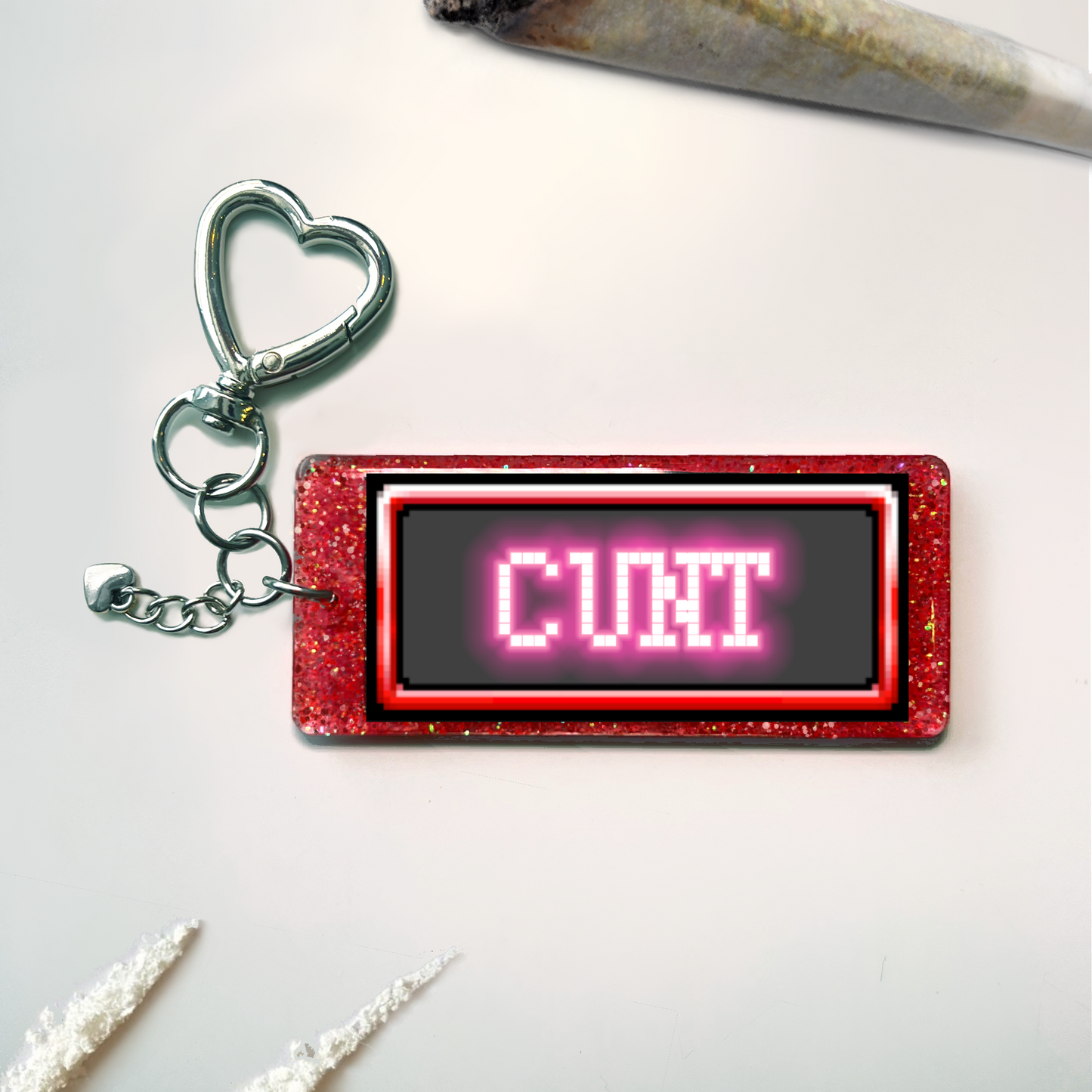 TEXT KEYCHAINS