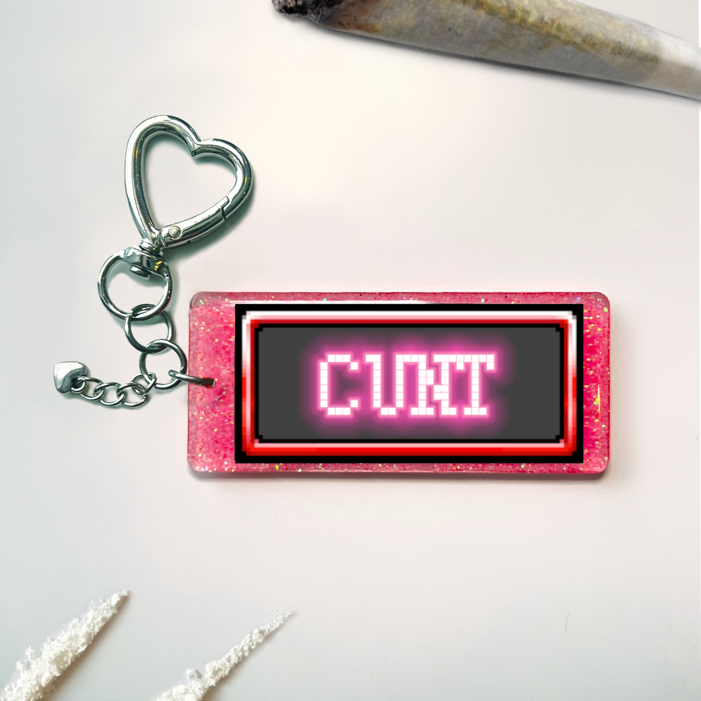 TEXT KEYCHAINS