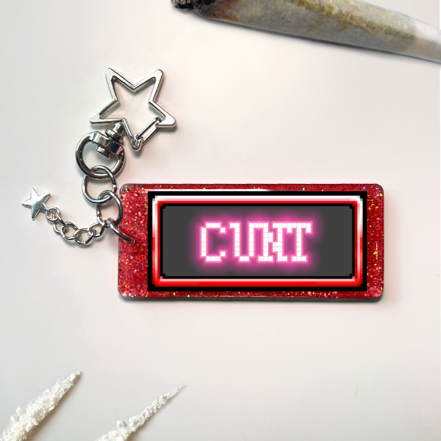 TEXT KEYCHAINS