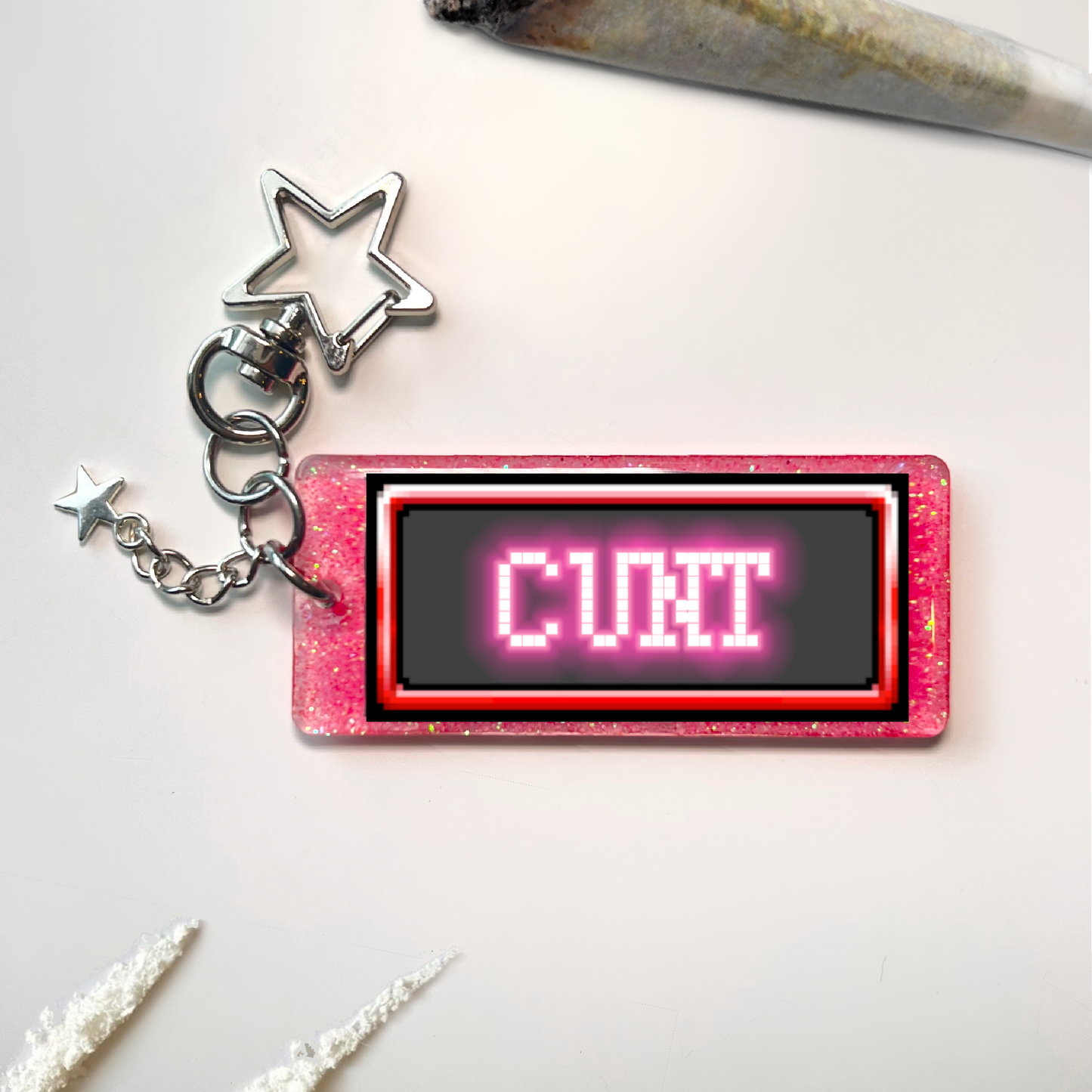 TEXT KEYCHAINS
