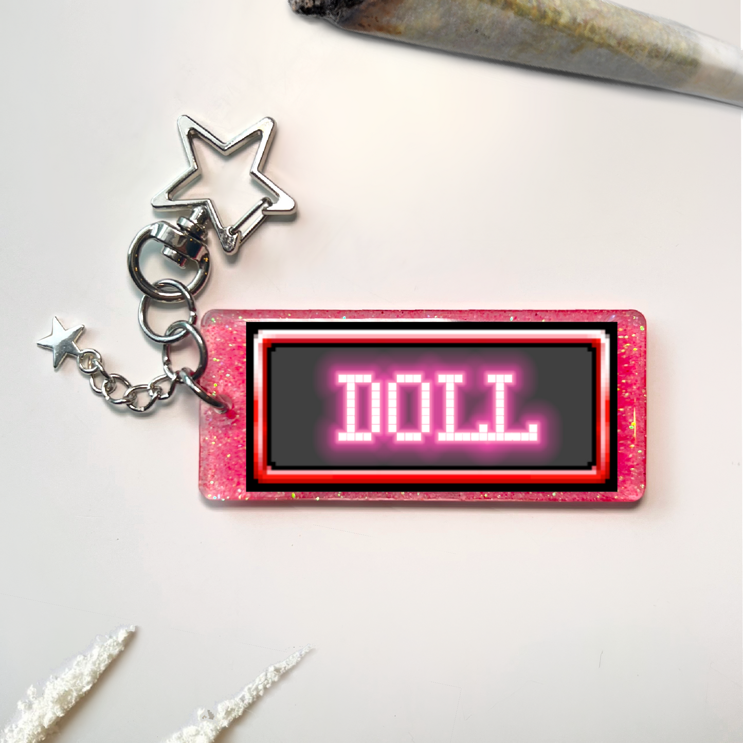 TEXT KEYCHAINS