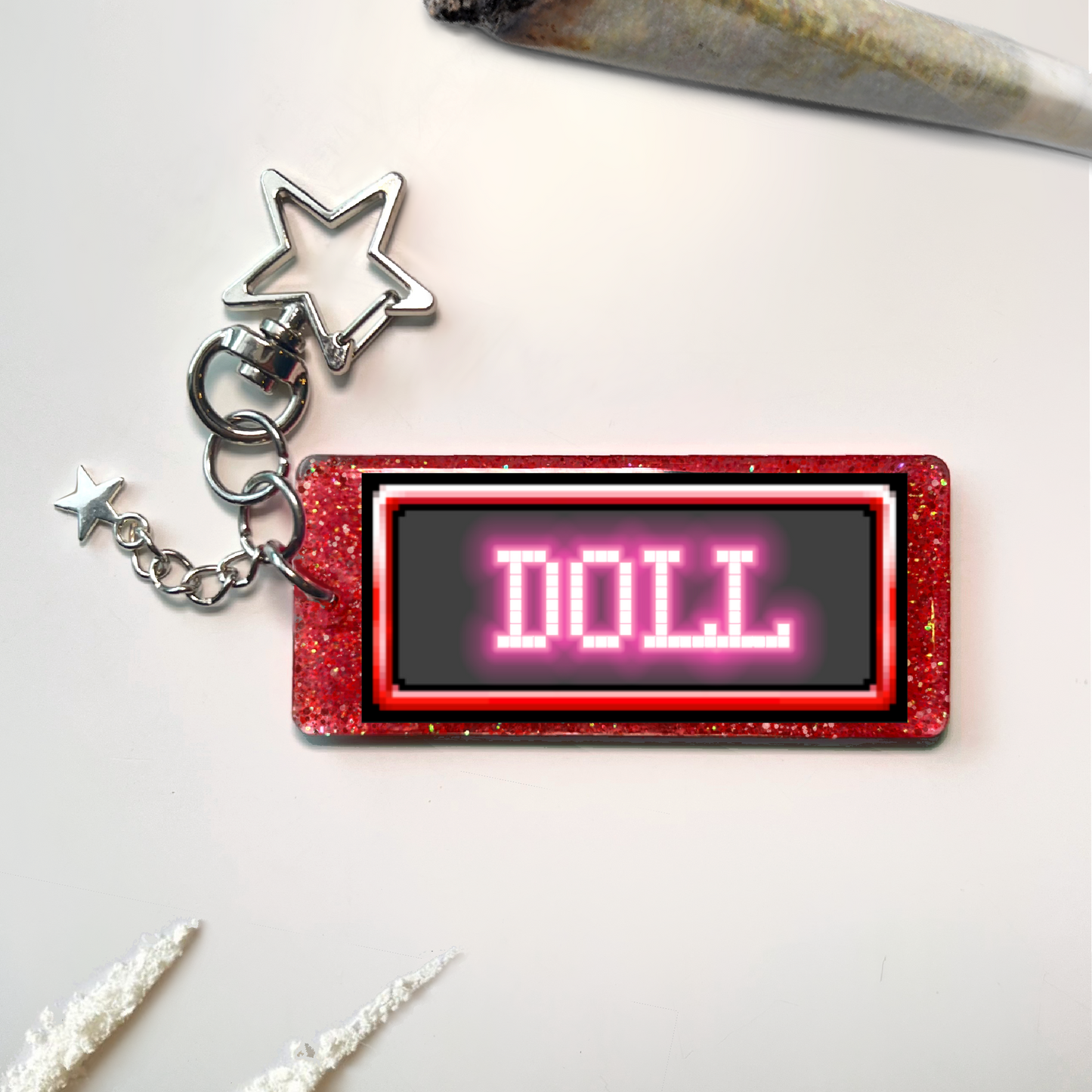 TEXT KEYCHAINS